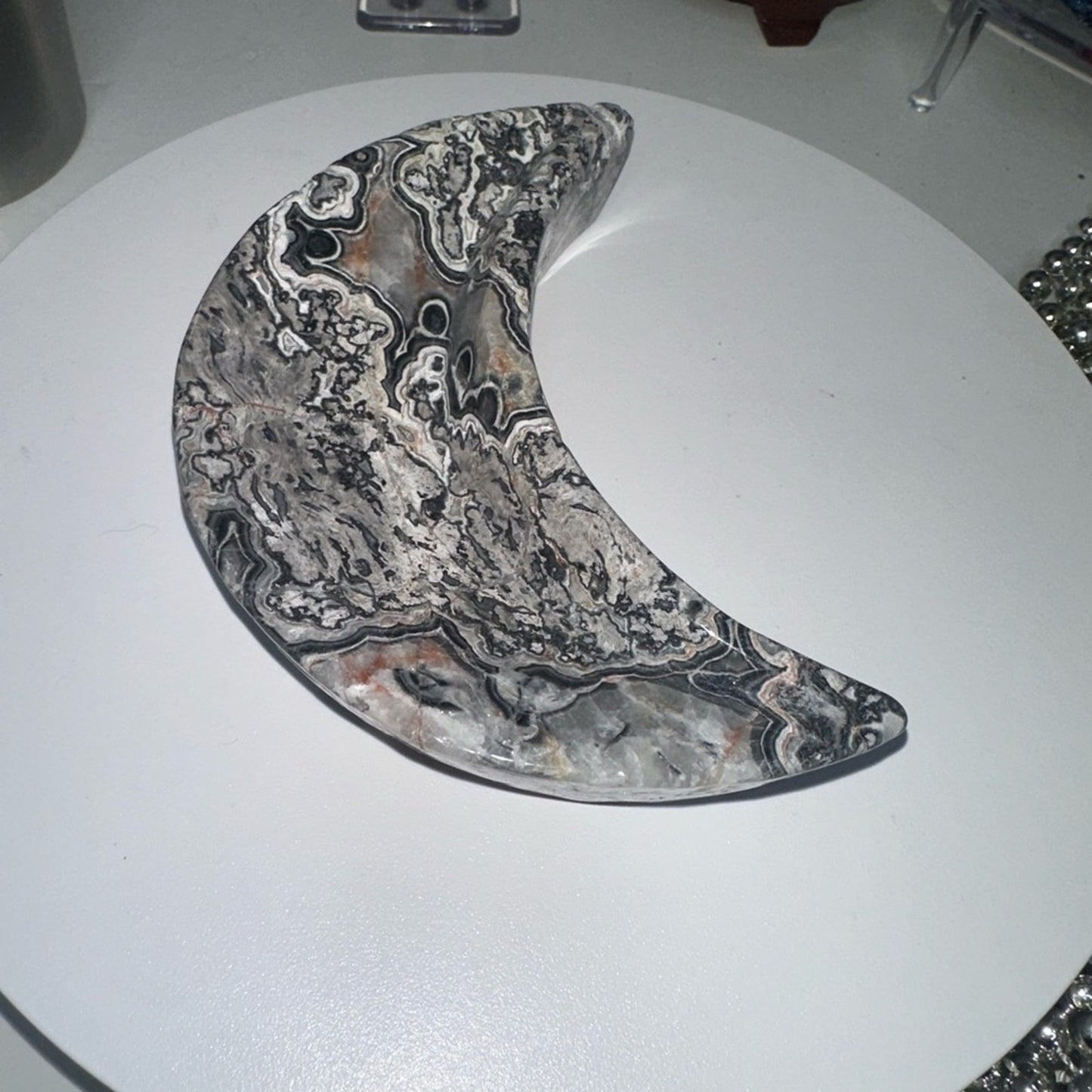 Picasso Jasper Crescent Moon Bowl - PIJASPERMOONBOWL - 362MM