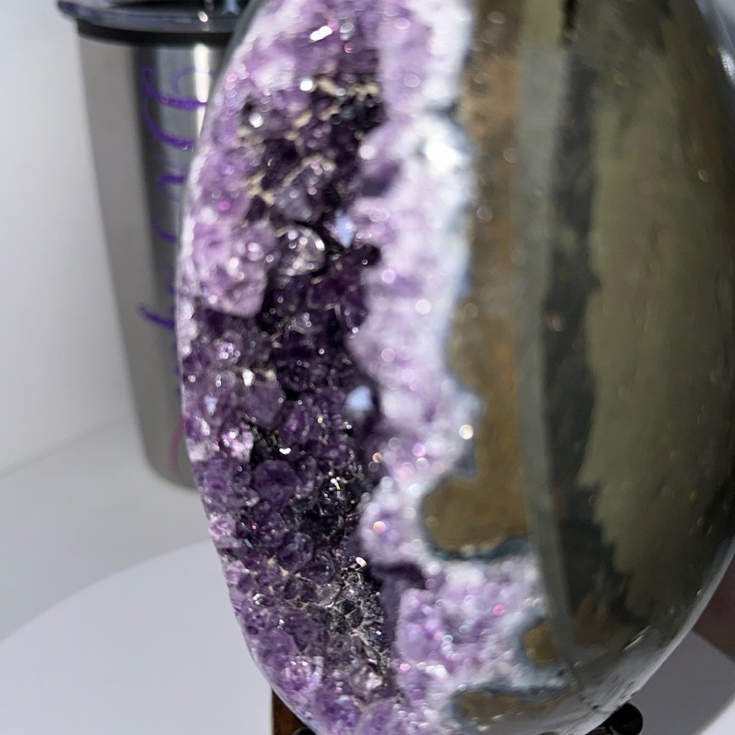 Amethyst Raw Freeform Egg Dinosaur - DRZDINOAMYEGG-001 140MM