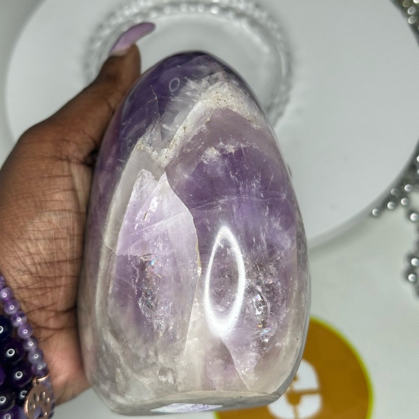 Chevron Amethyst Jumbo Mountain - CHAMYMTNJMB-001