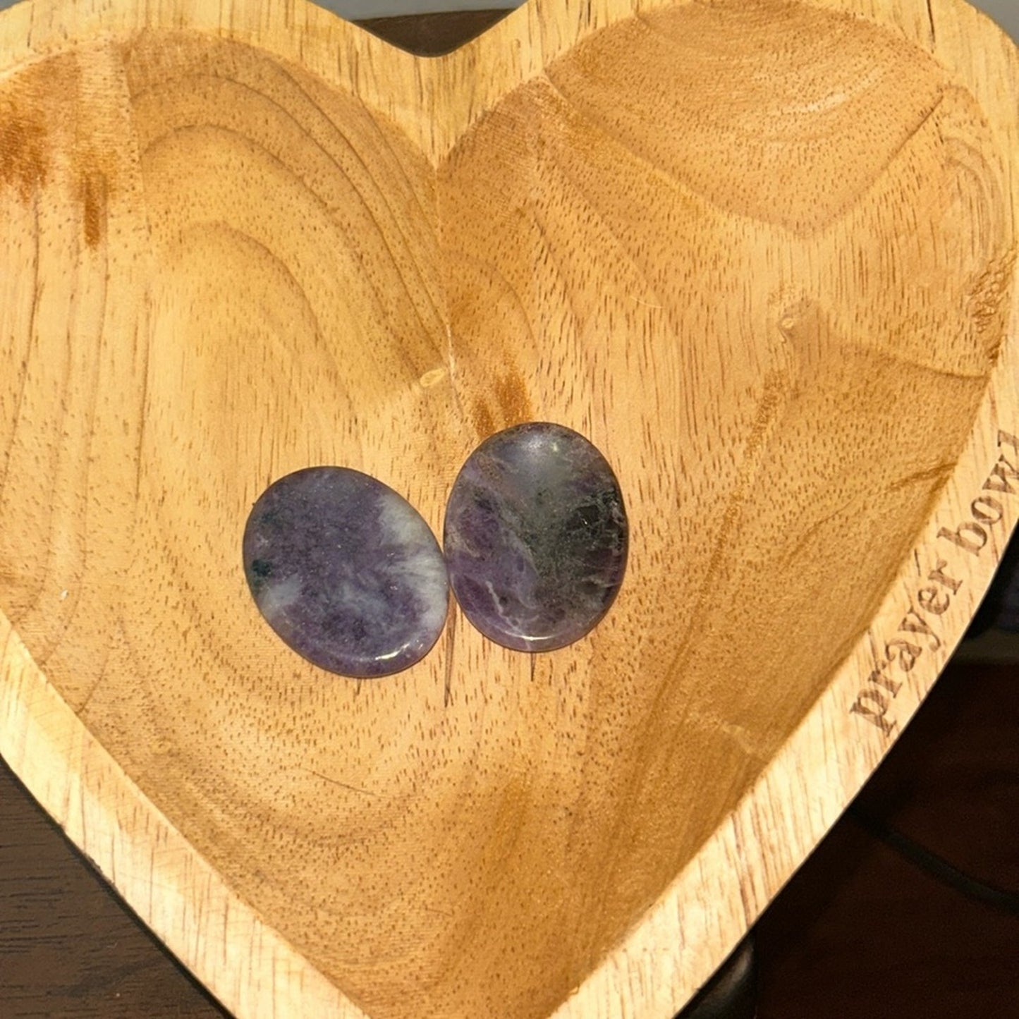 Chevron Dream Amethyst Worry stone set - DRAMYWRYSET-001