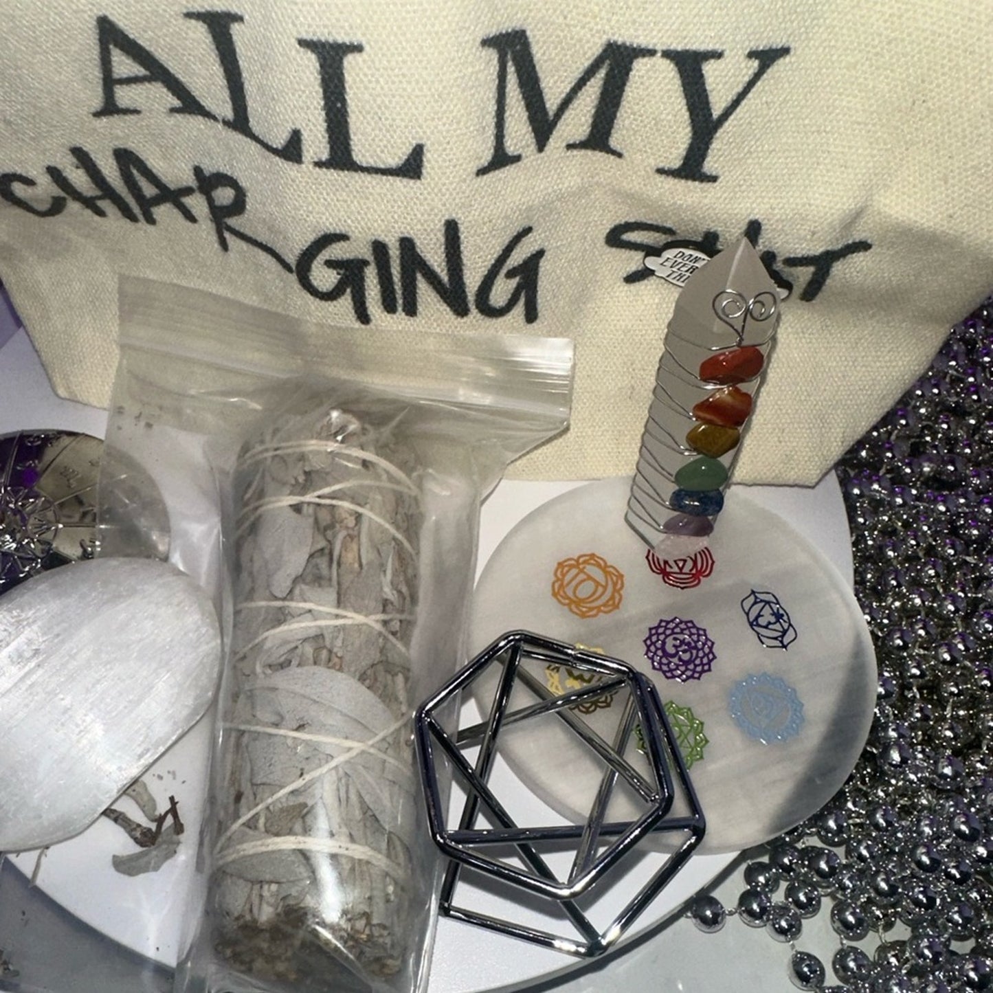 DrPsych_Faves12! Charge & Cleanse Crystal Starter Kit! πΉπΉπ€π€