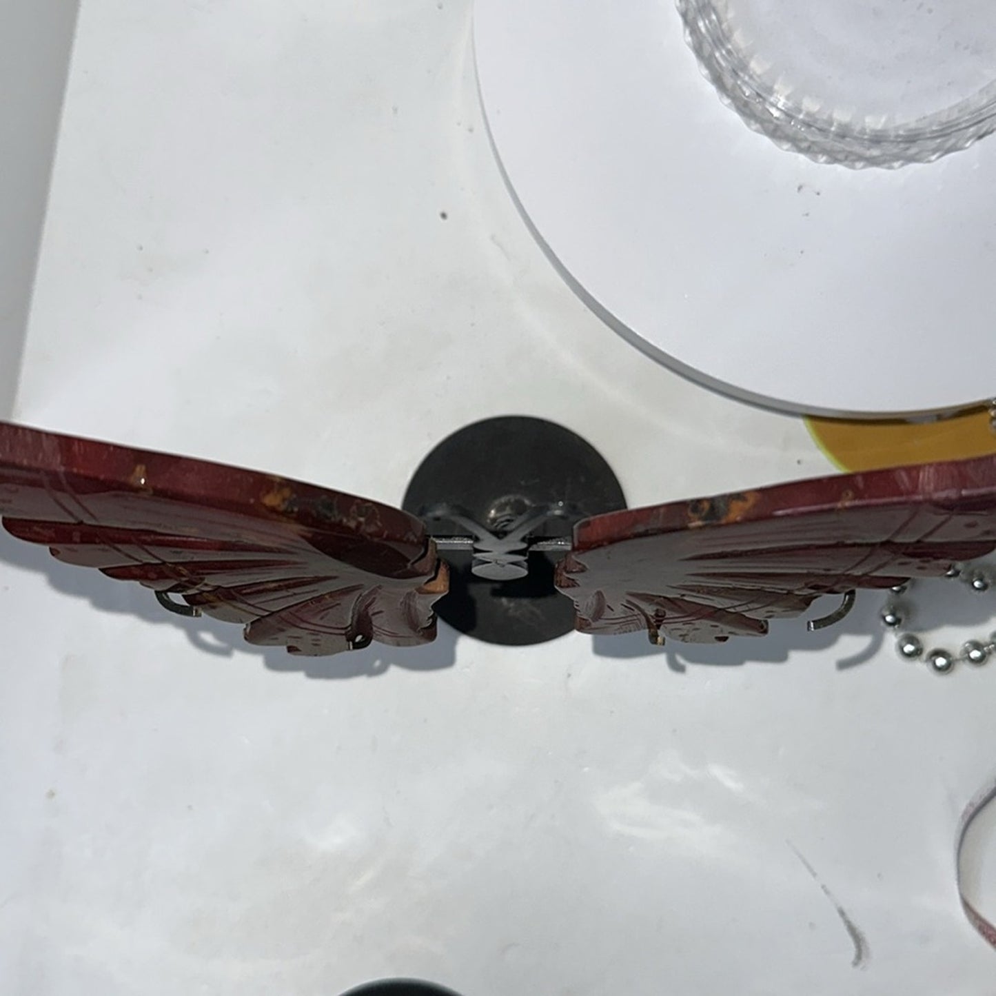 Mookaite custom Butterfly Pink Purple carving #163