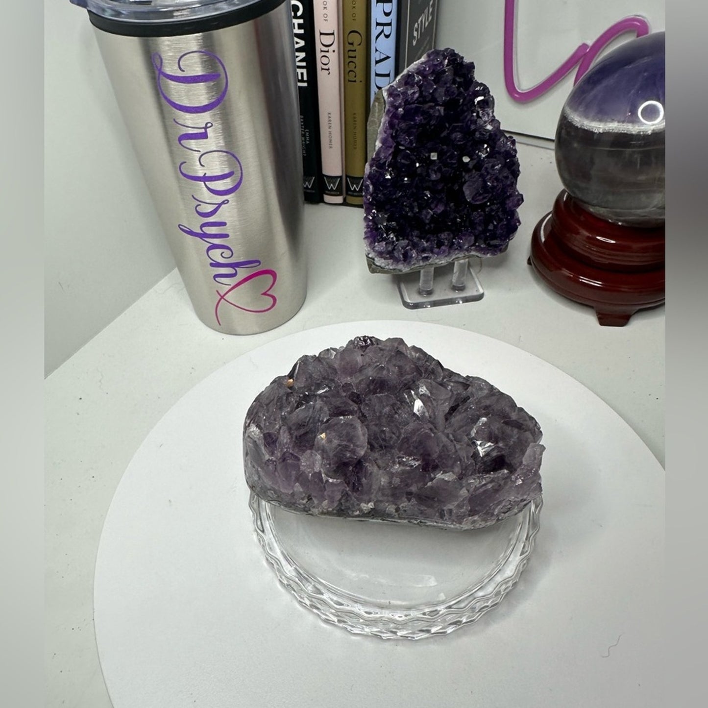 Amethyst Raw Freeform Potato Sugar Points - DRUZYAMYDARK-001 100MM