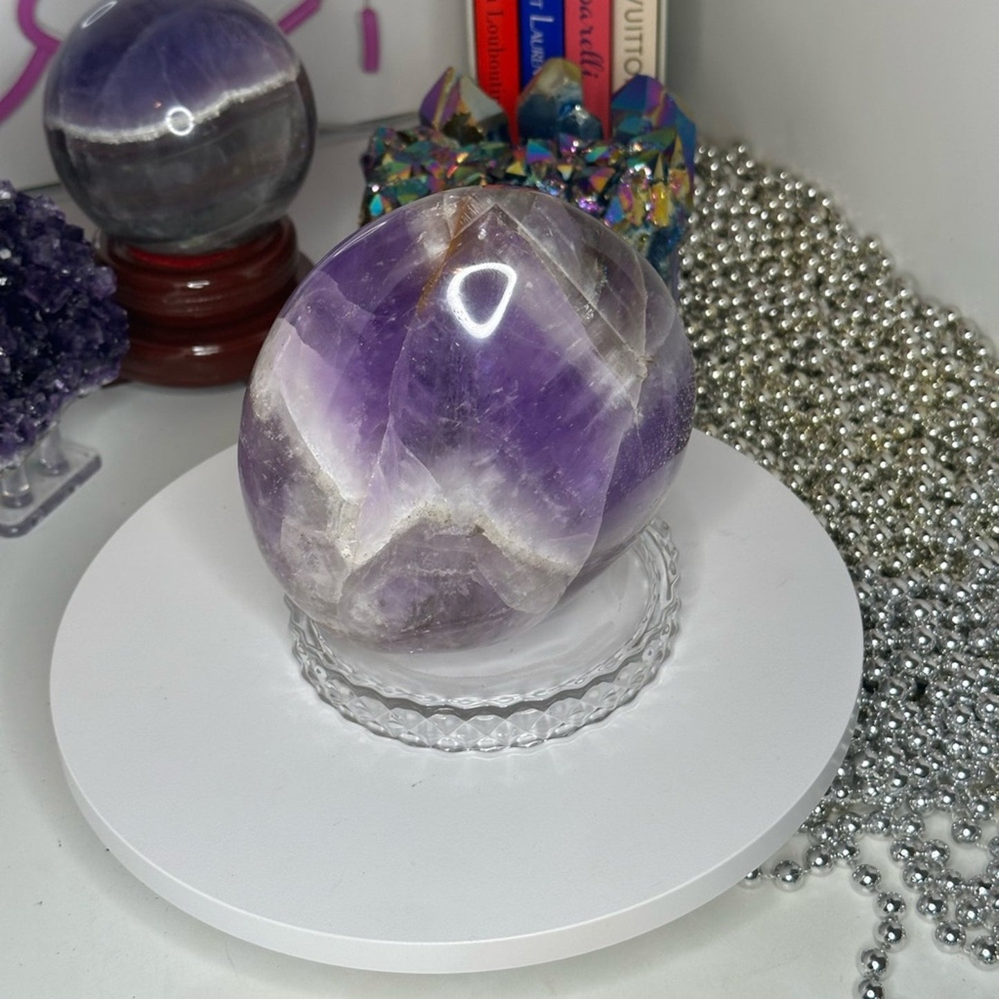 Chevron Amethyst Jumbo Mountain - CHAMYMTNJMB-001
