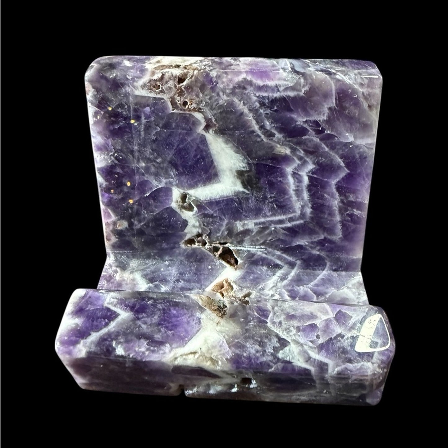 Crystal Phone Stand - Dream Amethyst, Moss Agate, Silver Obsidian-Price for 1