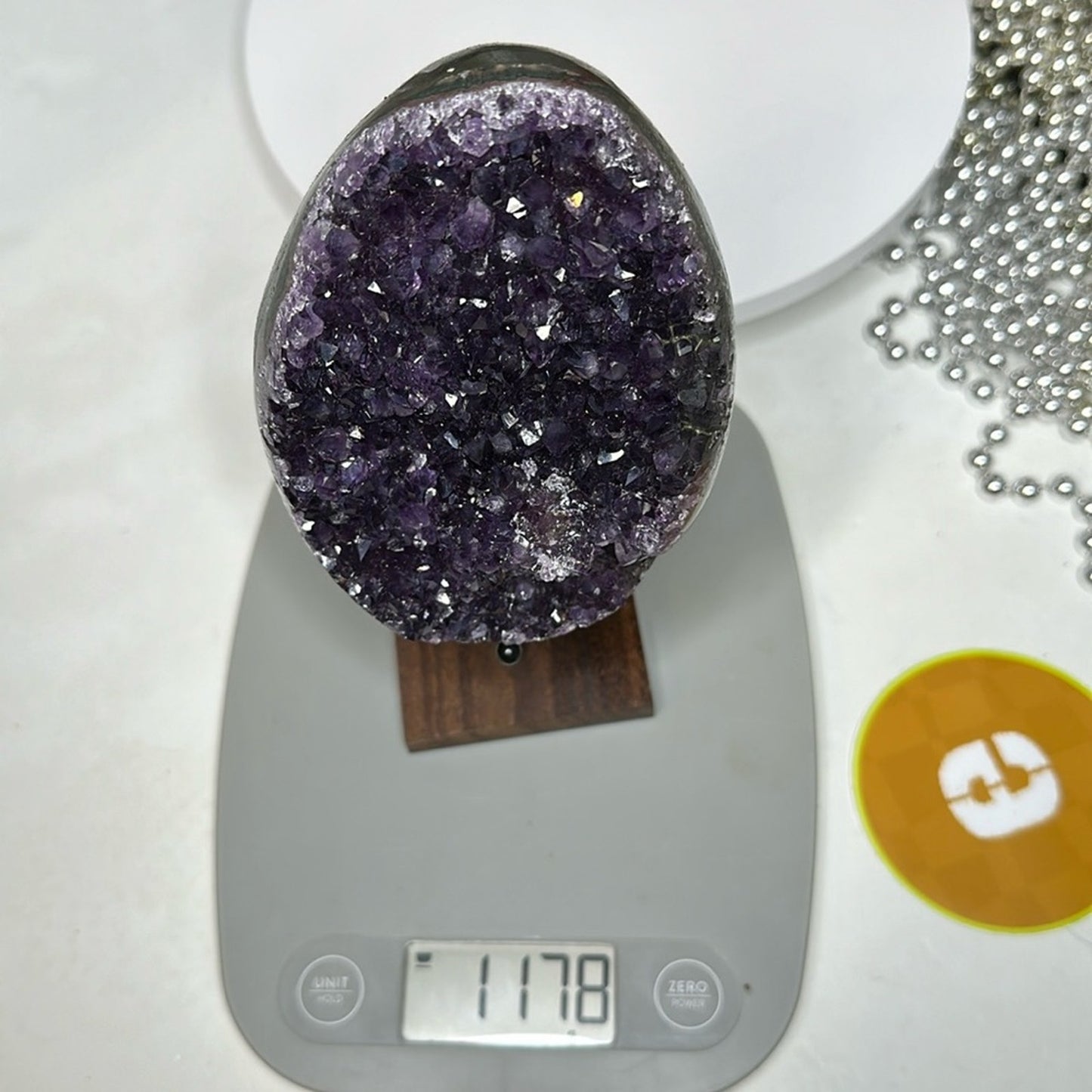 Amethyst Raw Freeform Egg Dinosaur - DRZYAMYEGG-001 126MM