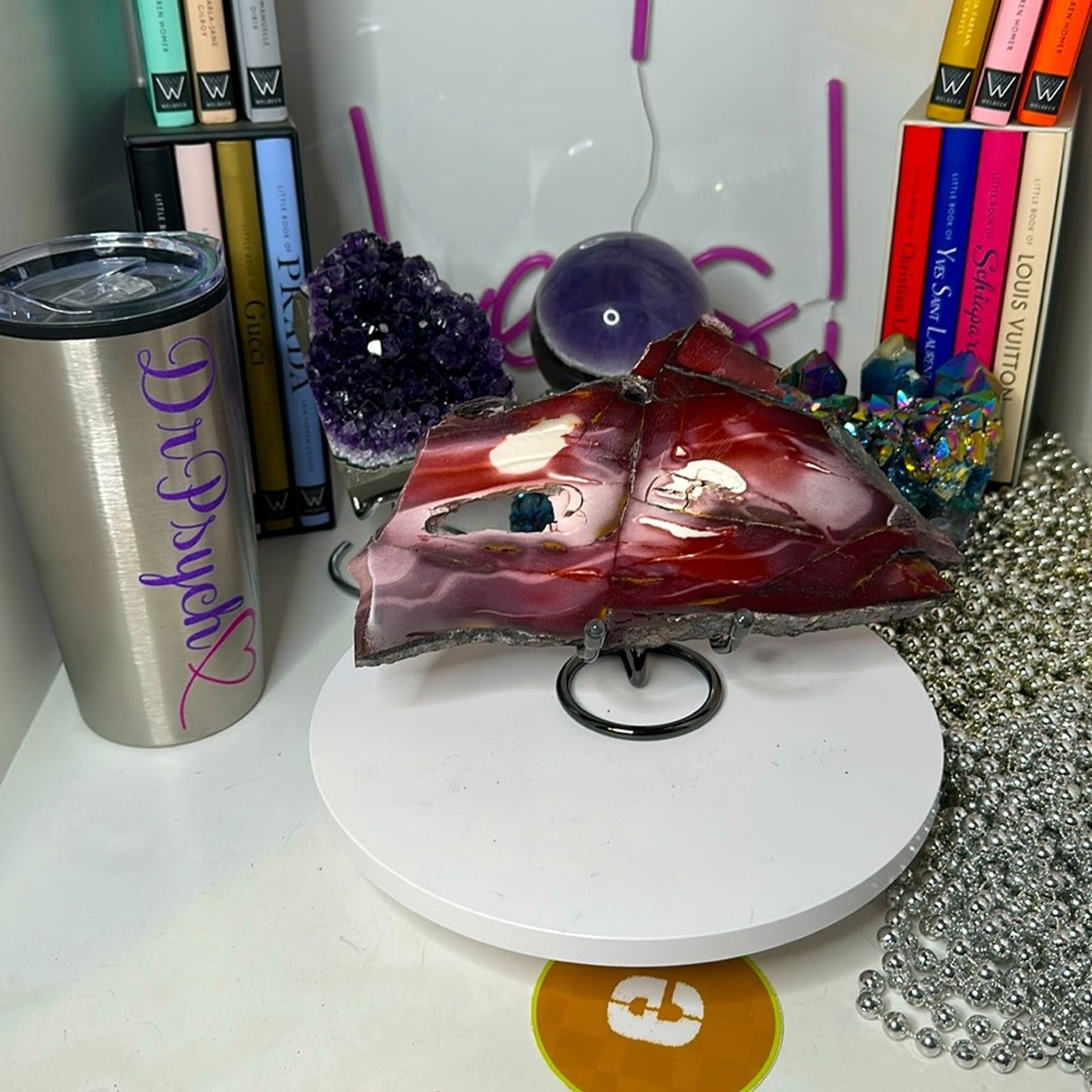 Mookaite slab - Purple Lavender combination MOOKAITESLB-002