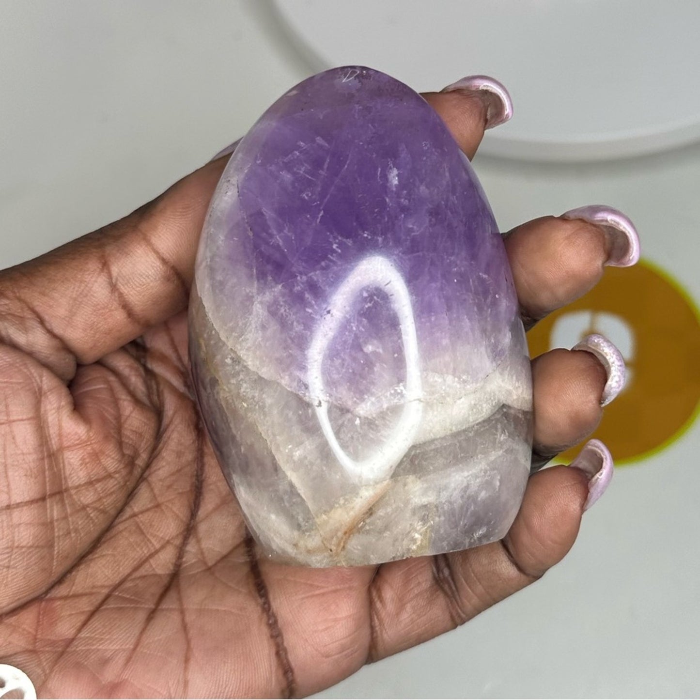 Chevron Amethyst Mountain Small - CHAMYMTNSML-001