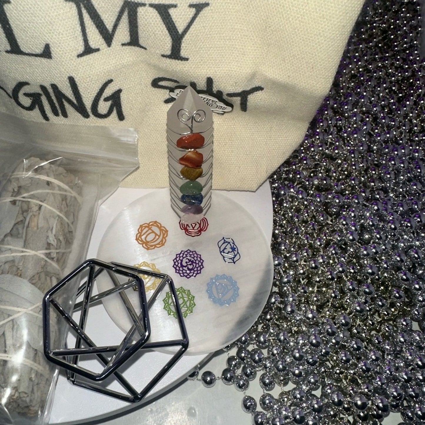 DrPsych_Faves12! Charge & Cleanse Crystal Starter Kit! πΉπΉπ€π€