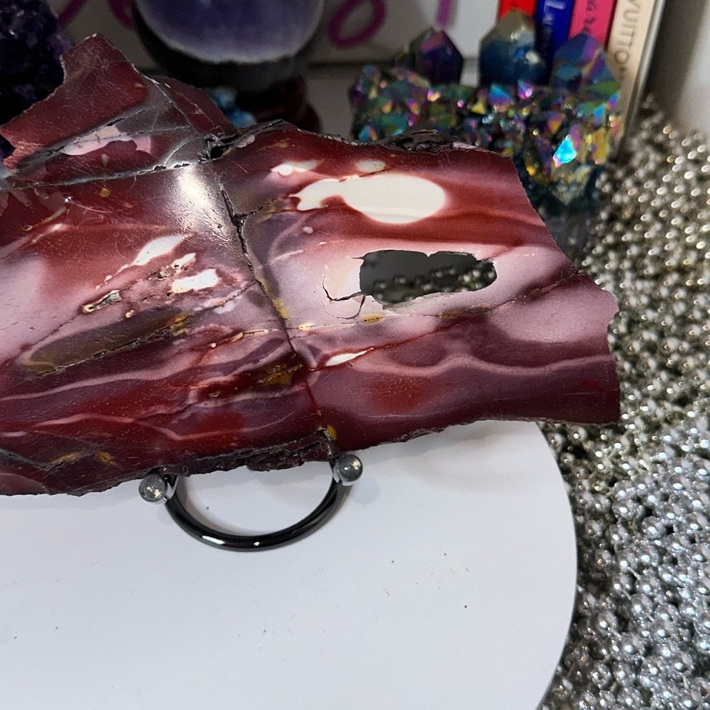 Mookaite slab - Purple Lavender combination MOOKAITESLB-002