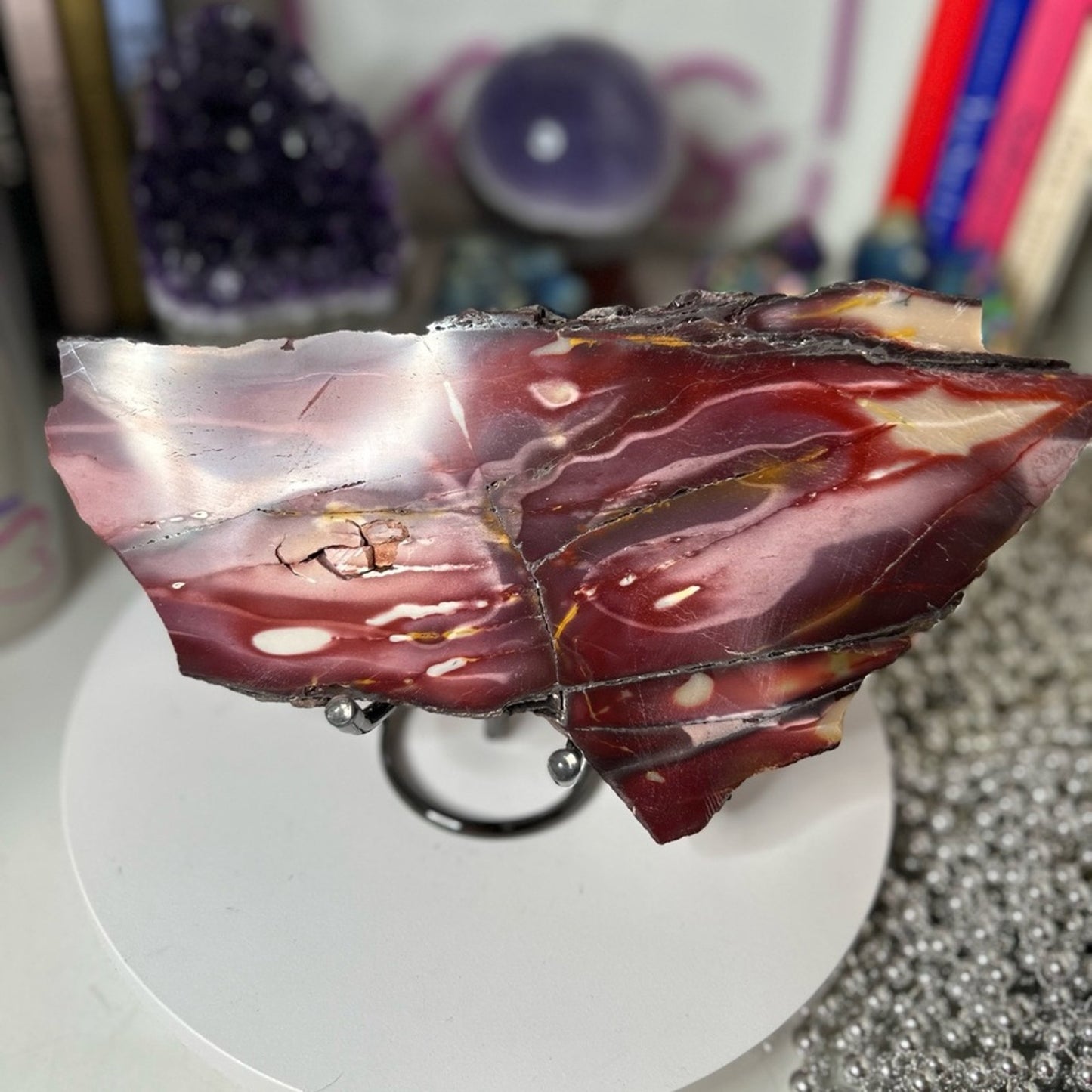 Mookaite slab - Purple Lavender combination! MOOKAITESLB-001