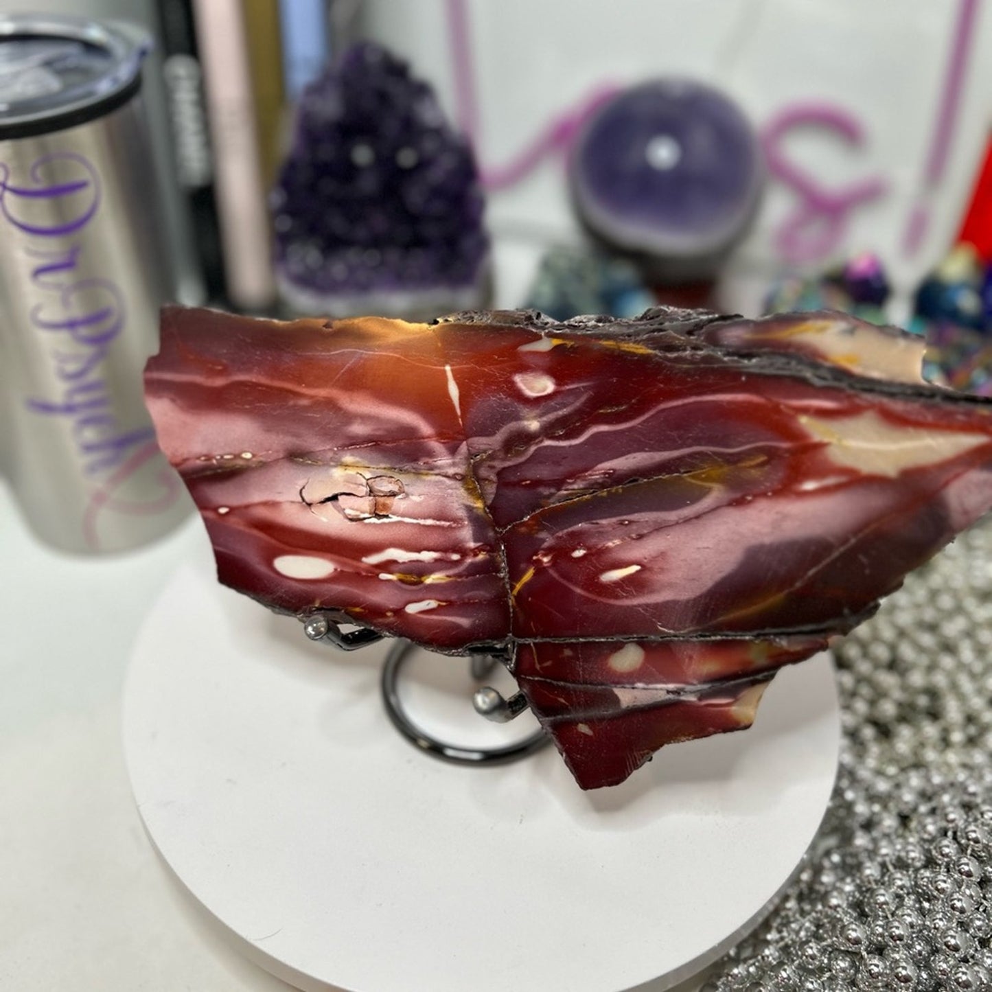 Mookaite slab - Purple Lavender combination! MOOKAITESLB-001
