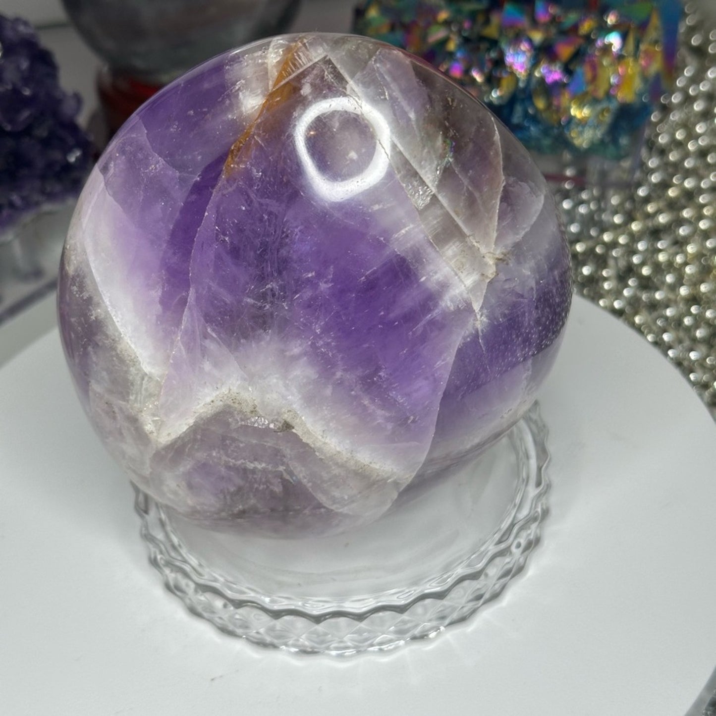 Chevron Amethyst Jumbo Mountain - CHAMYMTNJMB-001