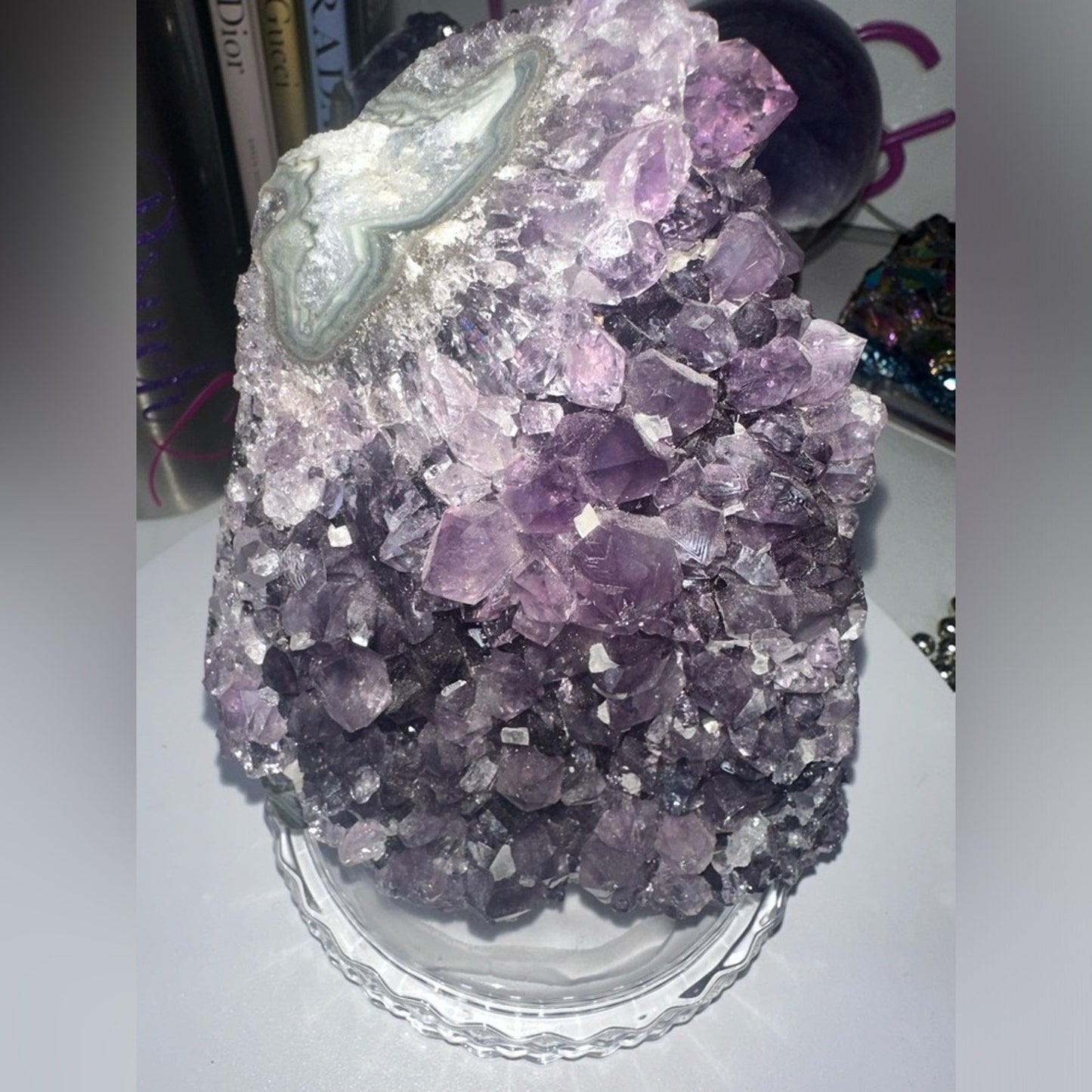 Amethyst Raw Freeform Sugar Points - AMYCLCPT-001 125MM