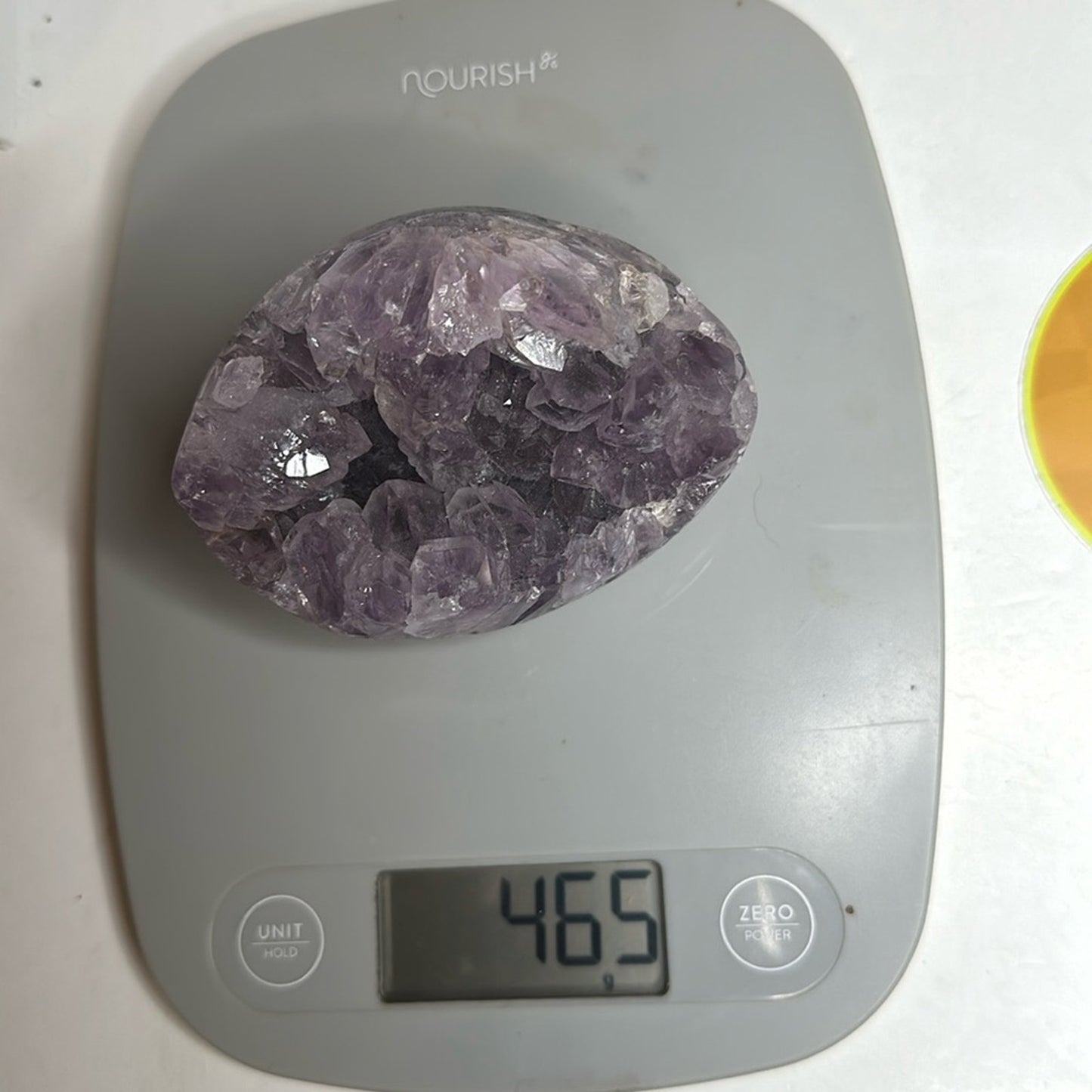 Amethyst Raw Freeform Egg Dinosaur - DRUZYAMYEGG-001 89MM