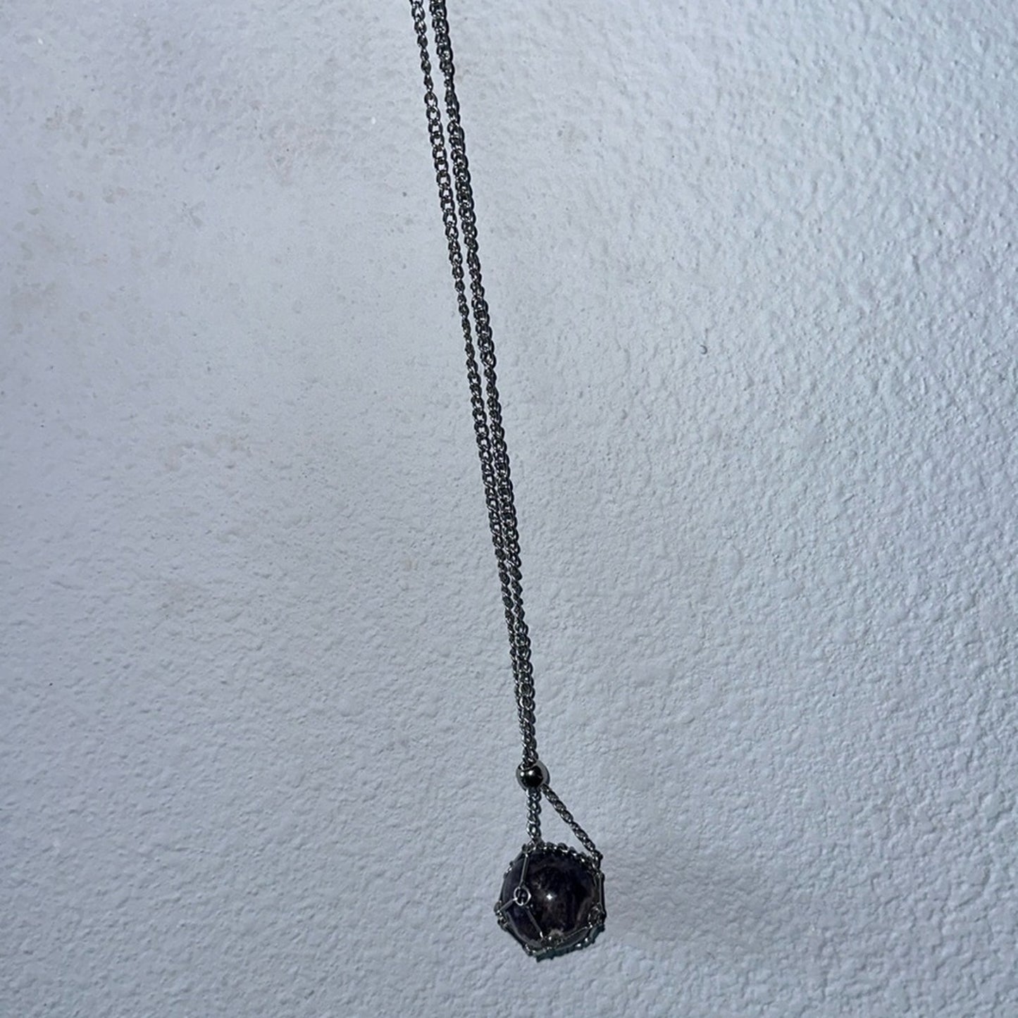 Iolite Mini Spheres with crowns - Set of 2/$30