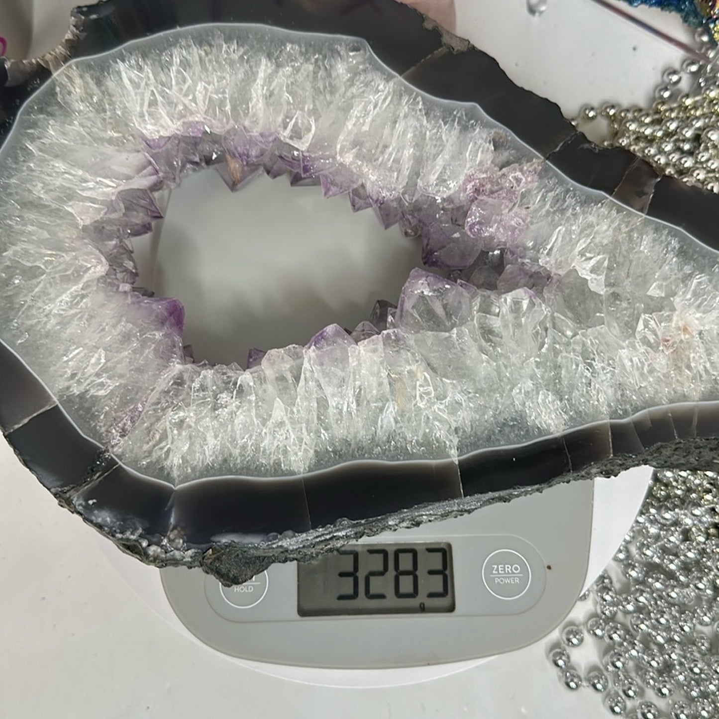 Agate & Amethyst “Mirror Mirror” Sugar Portal - AGMIRPORTL-001