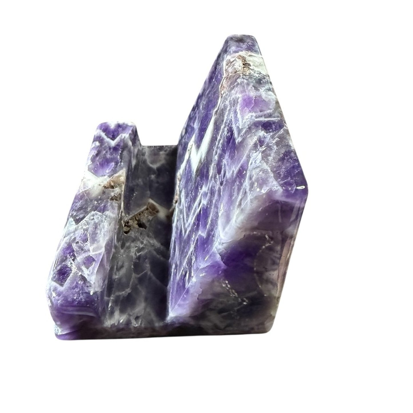Crystal Phone Stand - Dream Amethyst, Moss Agate, Silver Obsidian-Price for 1