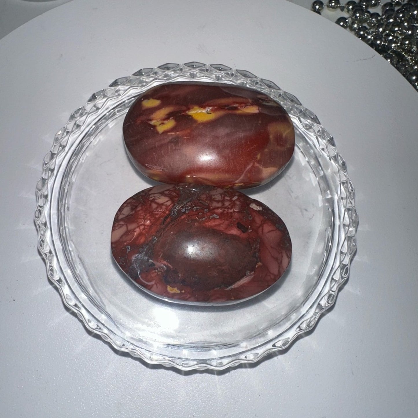 Mookaite Palm stone set- MOOKAITEPLM-003