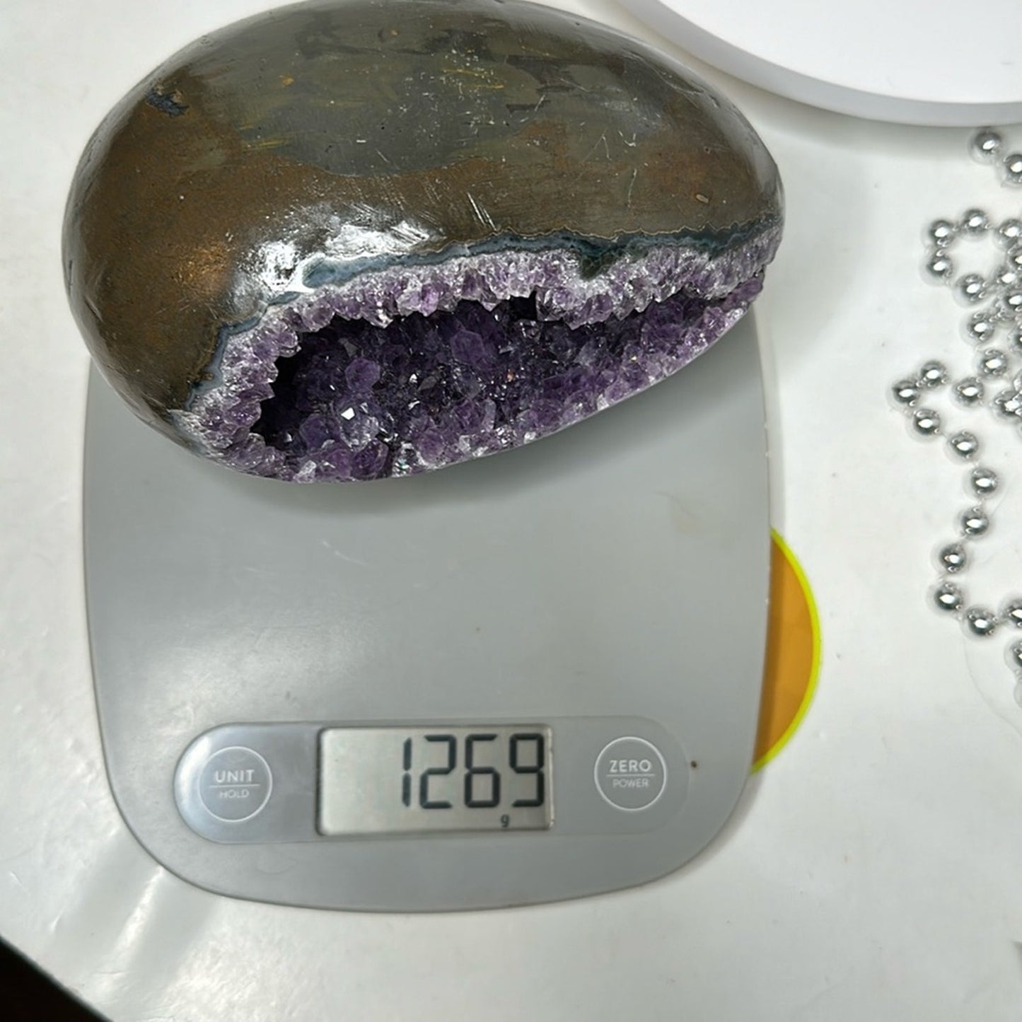 Amethyst Raw Freeform Egg Dinosaur - DRZDINOAMYEGG-001 140MM