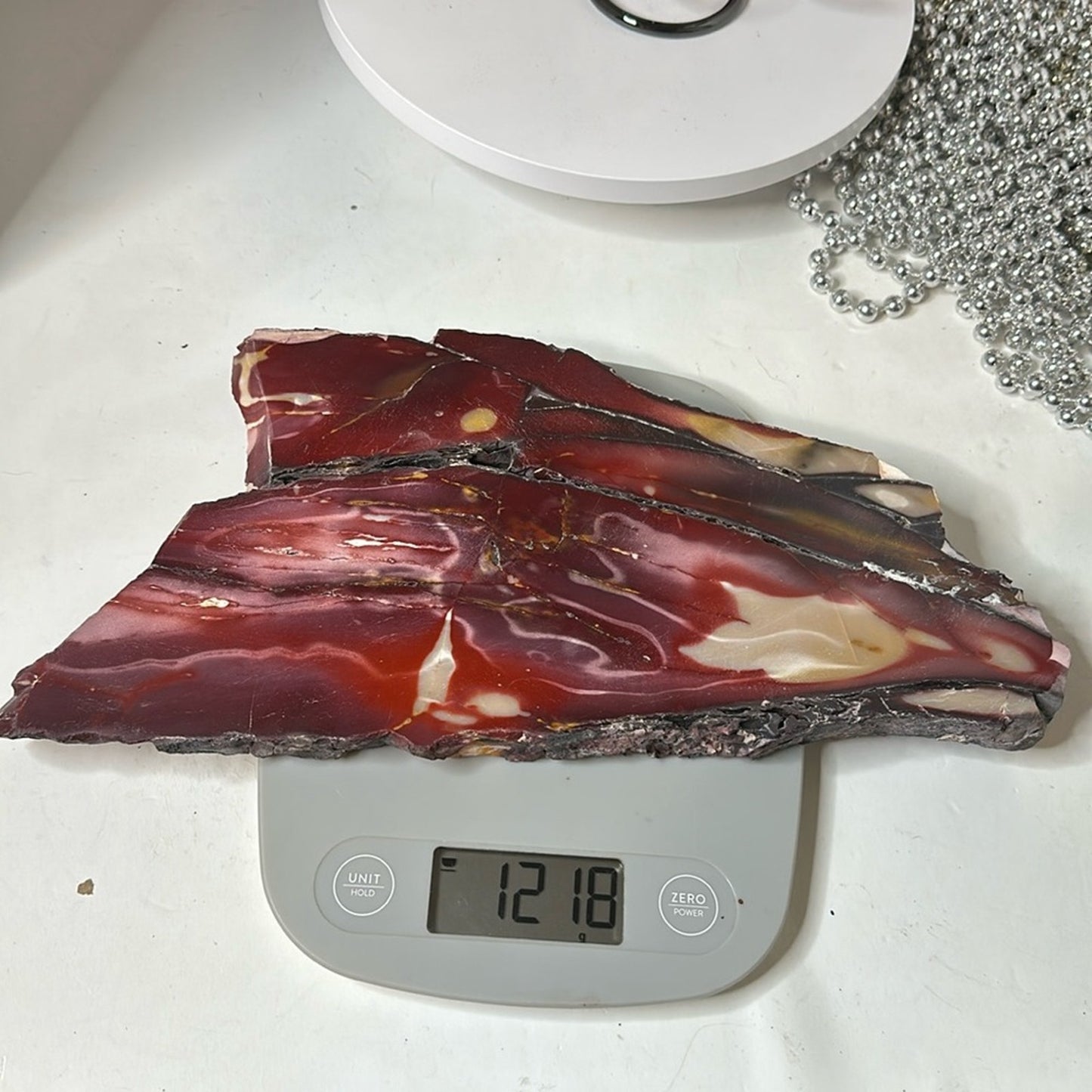 Mookaite Large slab - Purple Lavender combination! MOOKAITESLB-005