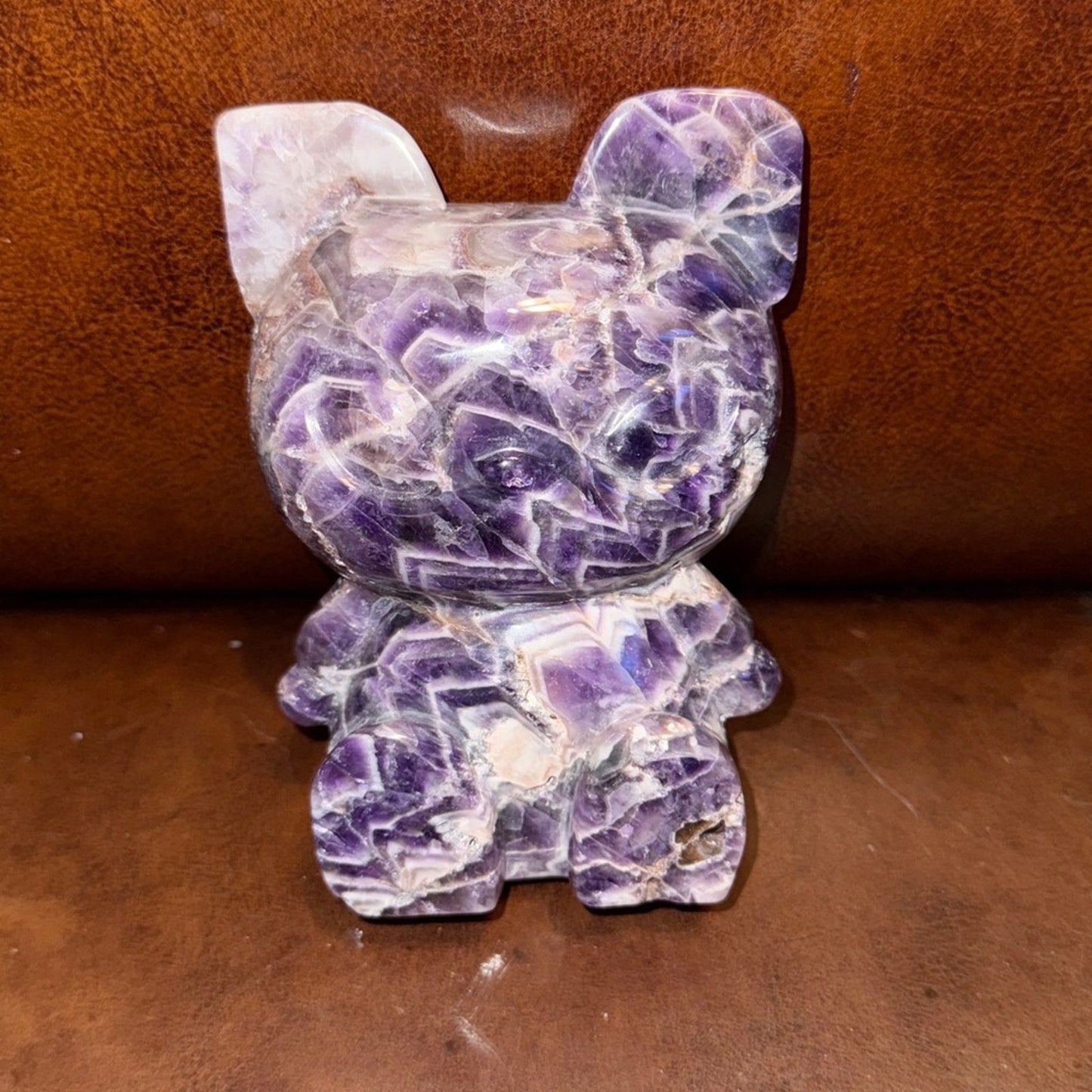 Stitch Crystal Dream Amethyst 5” approximately Custom Carving C