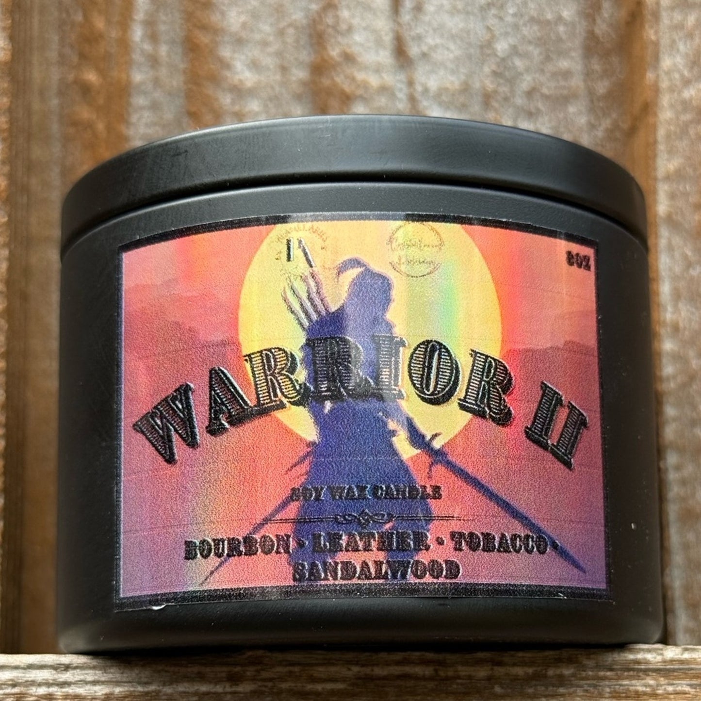 Warrior II Candle - Proceeds donated to Cancer & Men’s Mental Health Research