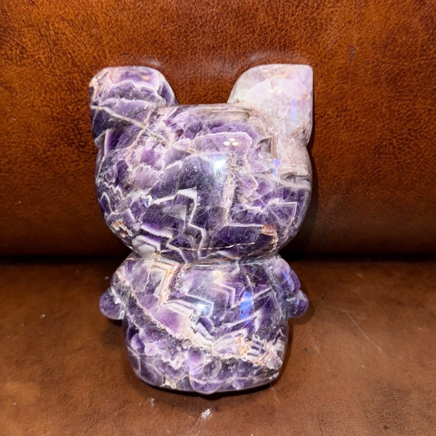 Stitch Crystal Dream Amethyst 5” approximately Custom Carving C