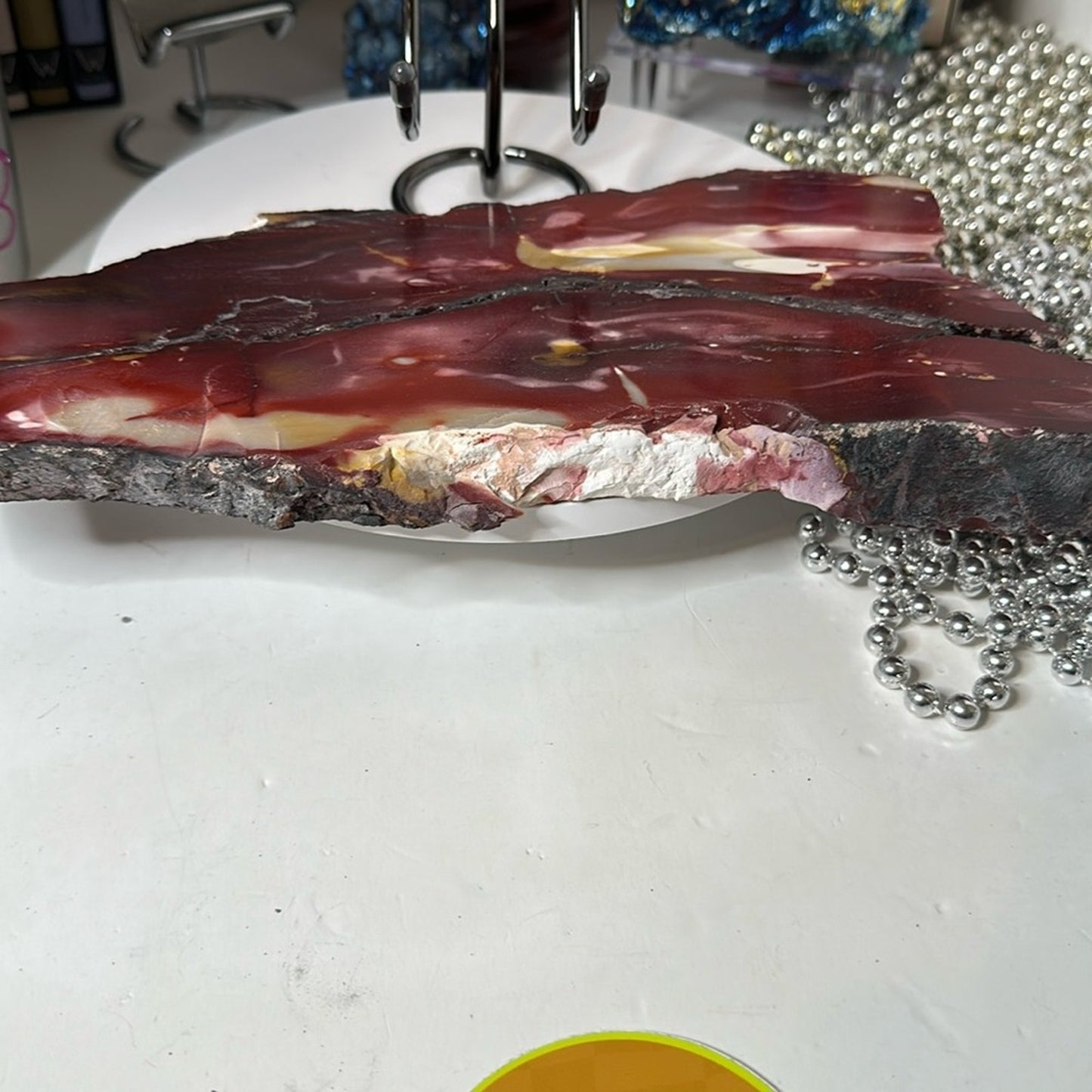 Mookaite Large slab - Purple lavender combination! MOOKAITESLB-004