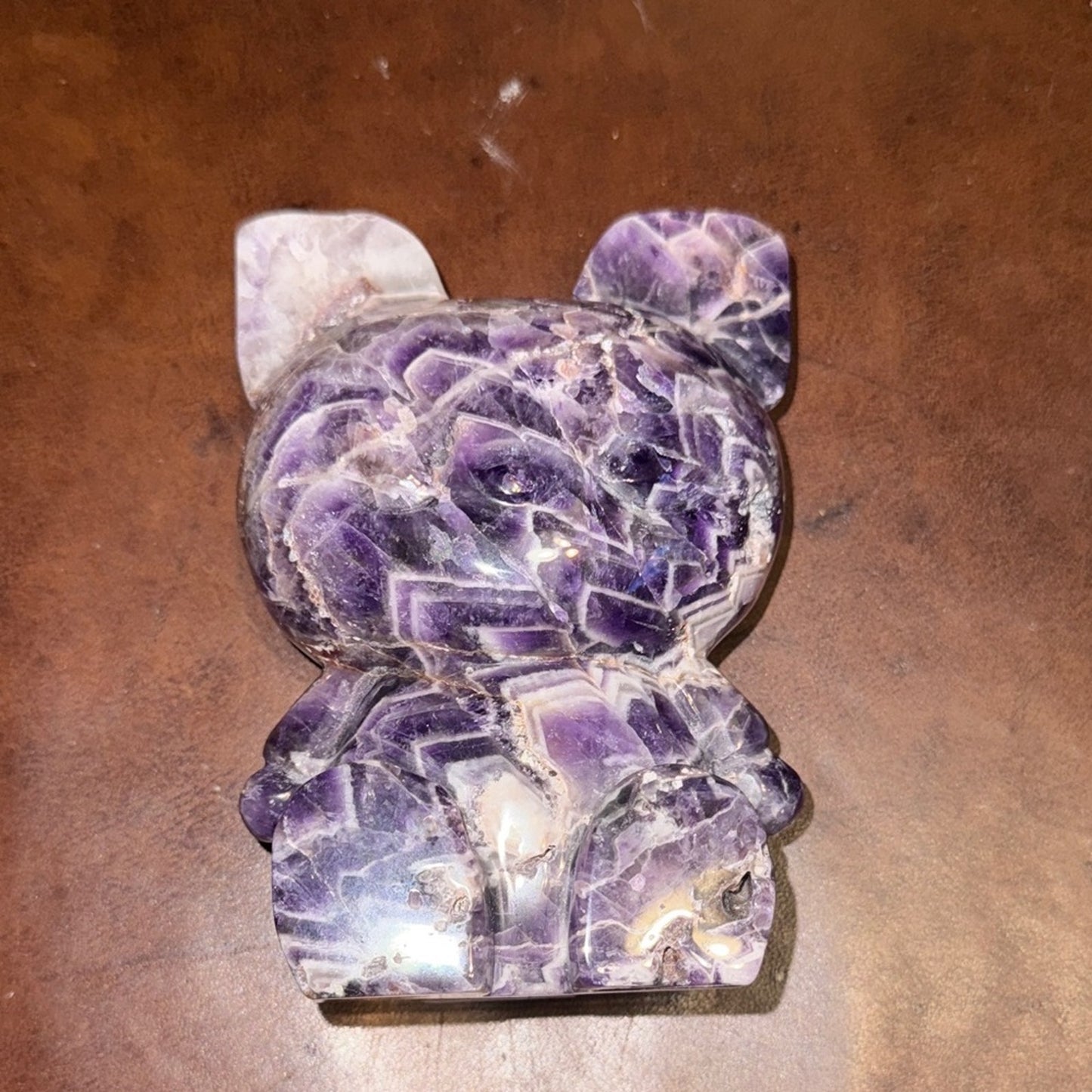 Stitch Crystal Dream Amethyst 5” approximately Custom Carving C