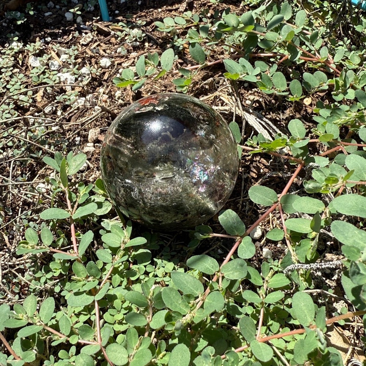 Lodolite (Garden or Phantom Quartz) Crystal Sphere 54.4MM