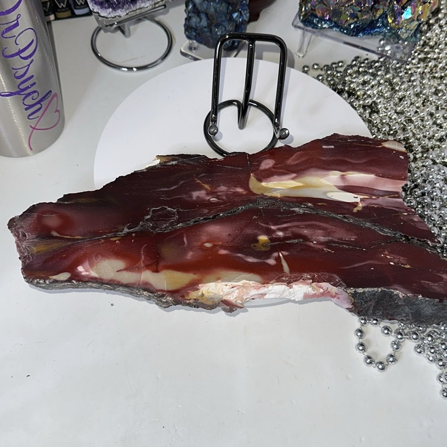 Mookaite Large slab - Purple lavender combination! MOOKAITESLB-004