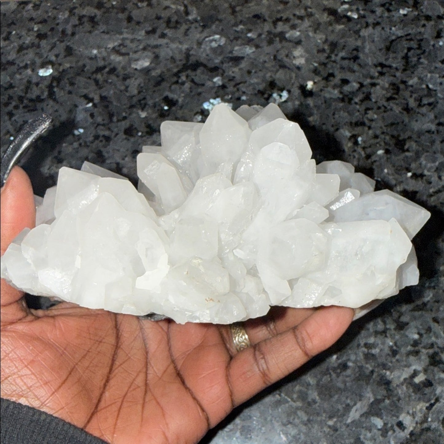 Quartz Calcite Cluster from India