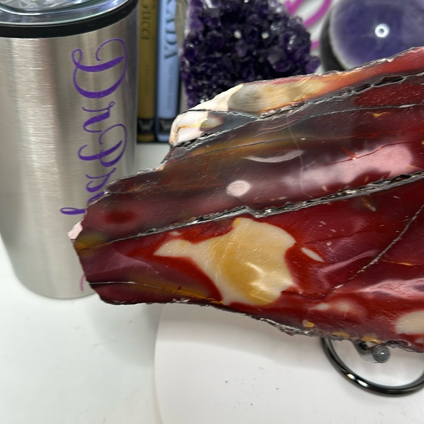 Mookaite Large slab - Purple Lavender combination! MOOKAITESLB-005
