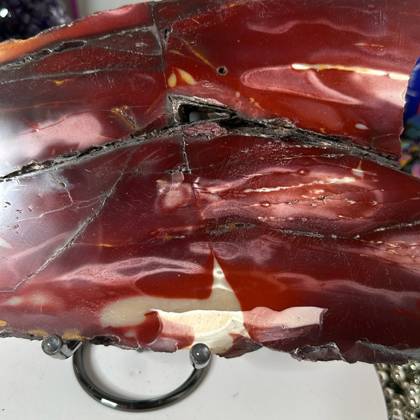 Mookaite Large slab - Purple Lavender combination! MOOKAITESLB-005