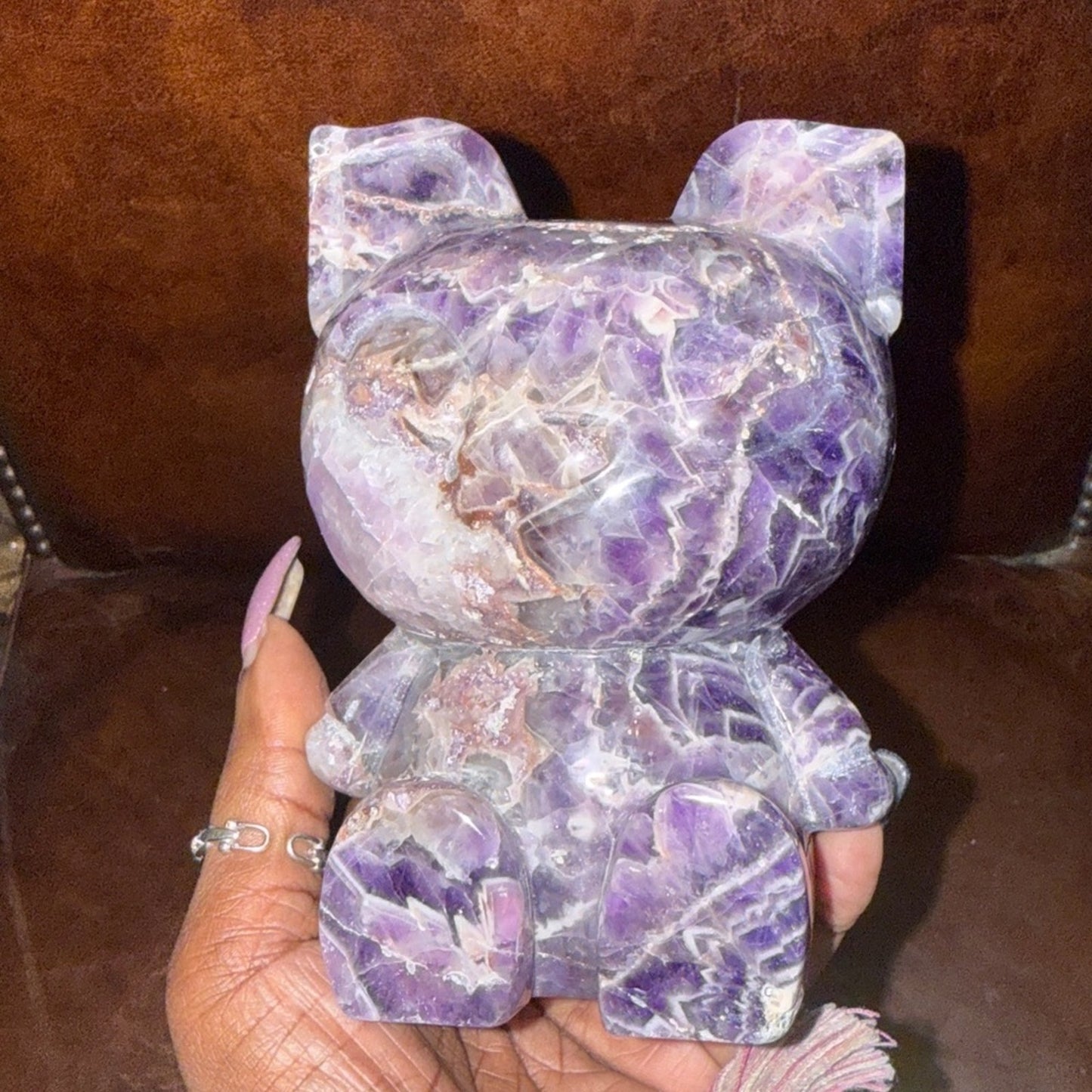 Stitch Crystal Dream Amethyst Custom Carving B