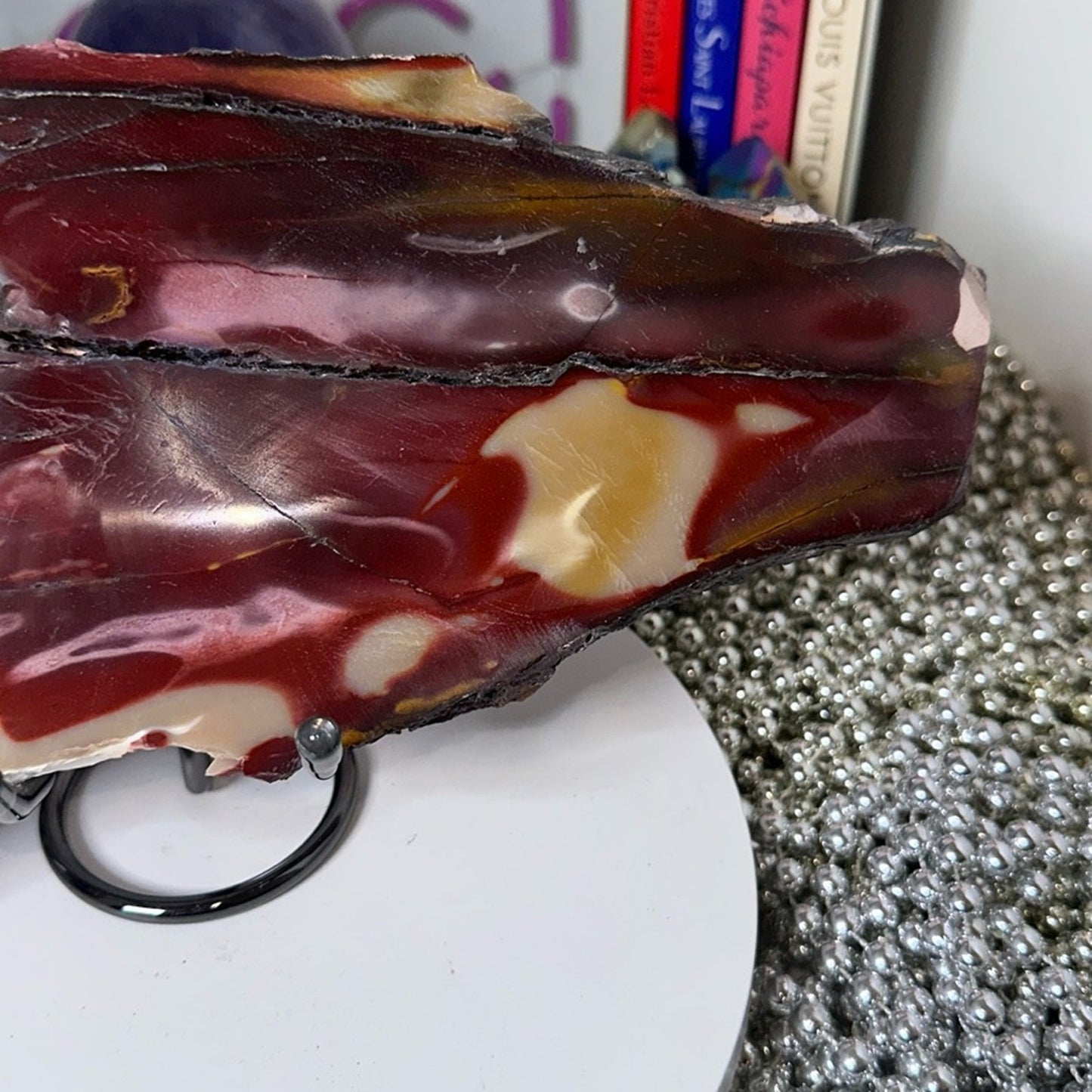 Mookaite Large slab - Purple lavender combination! MOOKAITESLB-004