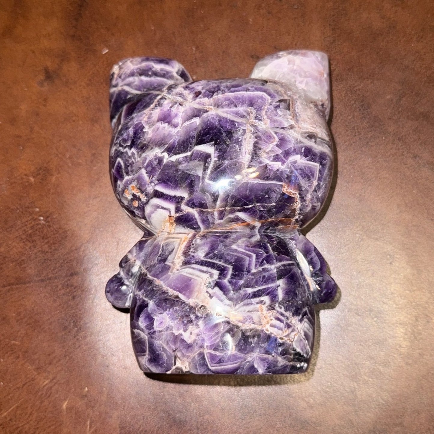 Stitch Crystal Dream Amethyst 5” approximately Custom Carving C