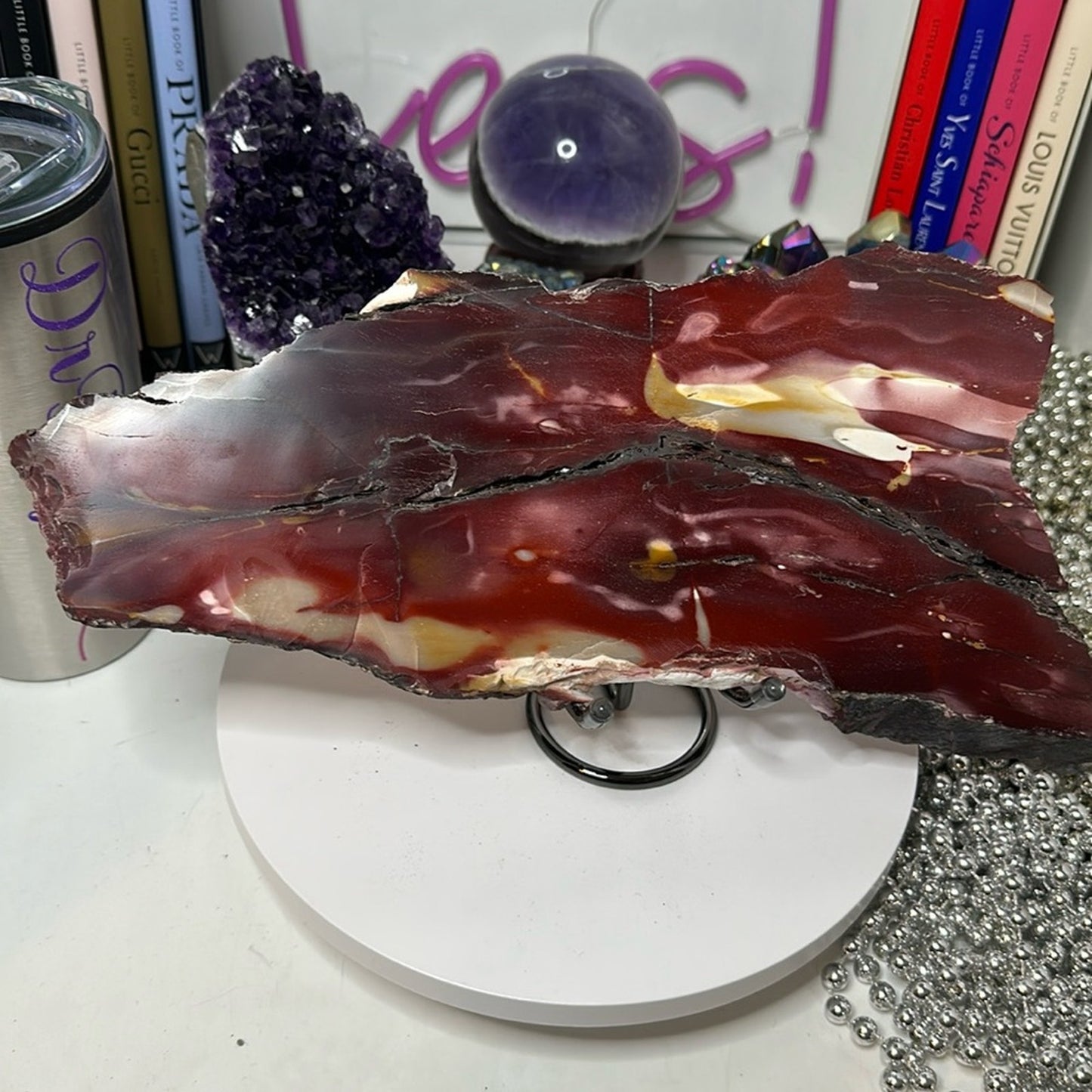 Mookaite Large slab - Purple lavender combination! MOOKAITESLB-004