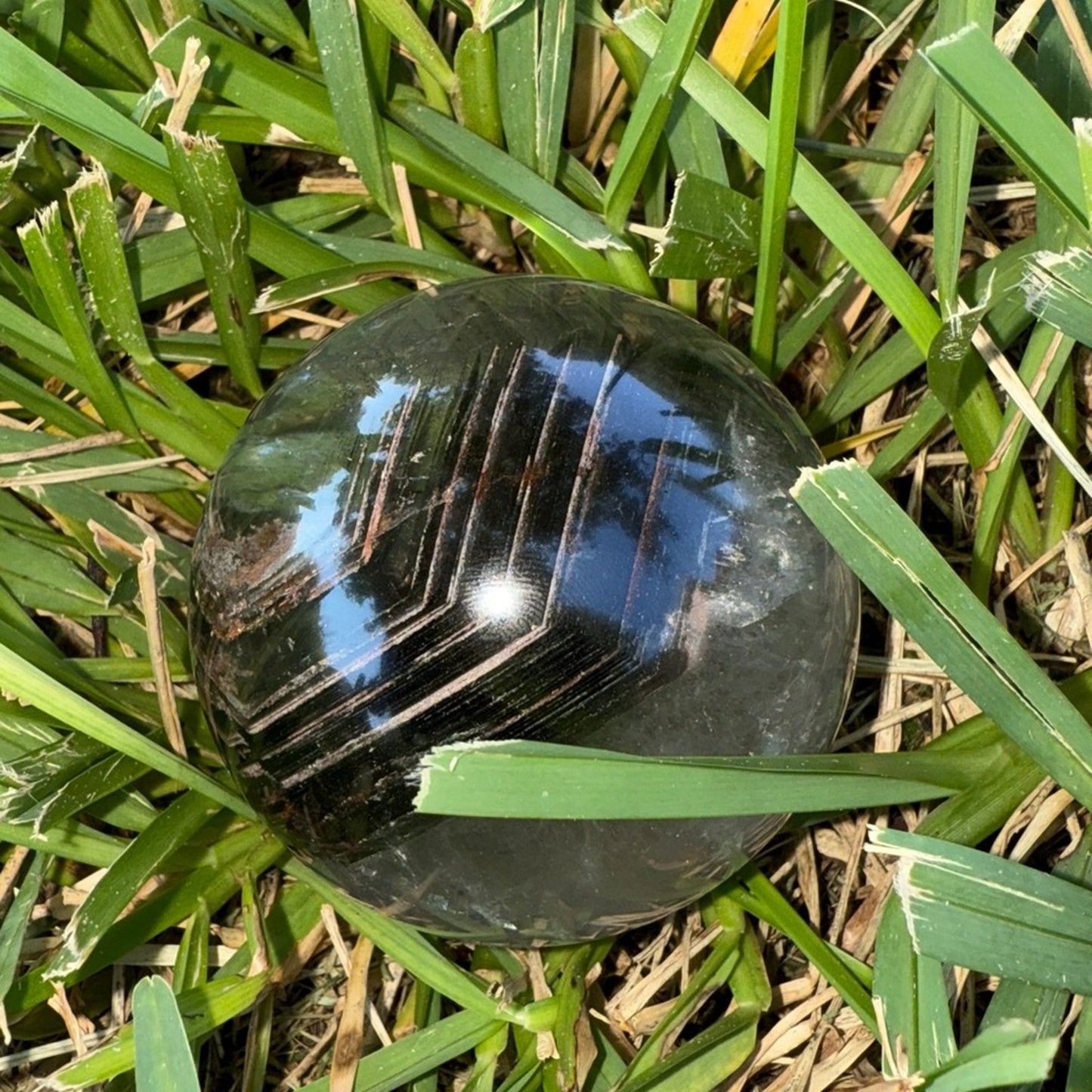 Lodolite (Garden or Phantom Quartz) Crystal Sphere 65.6MM