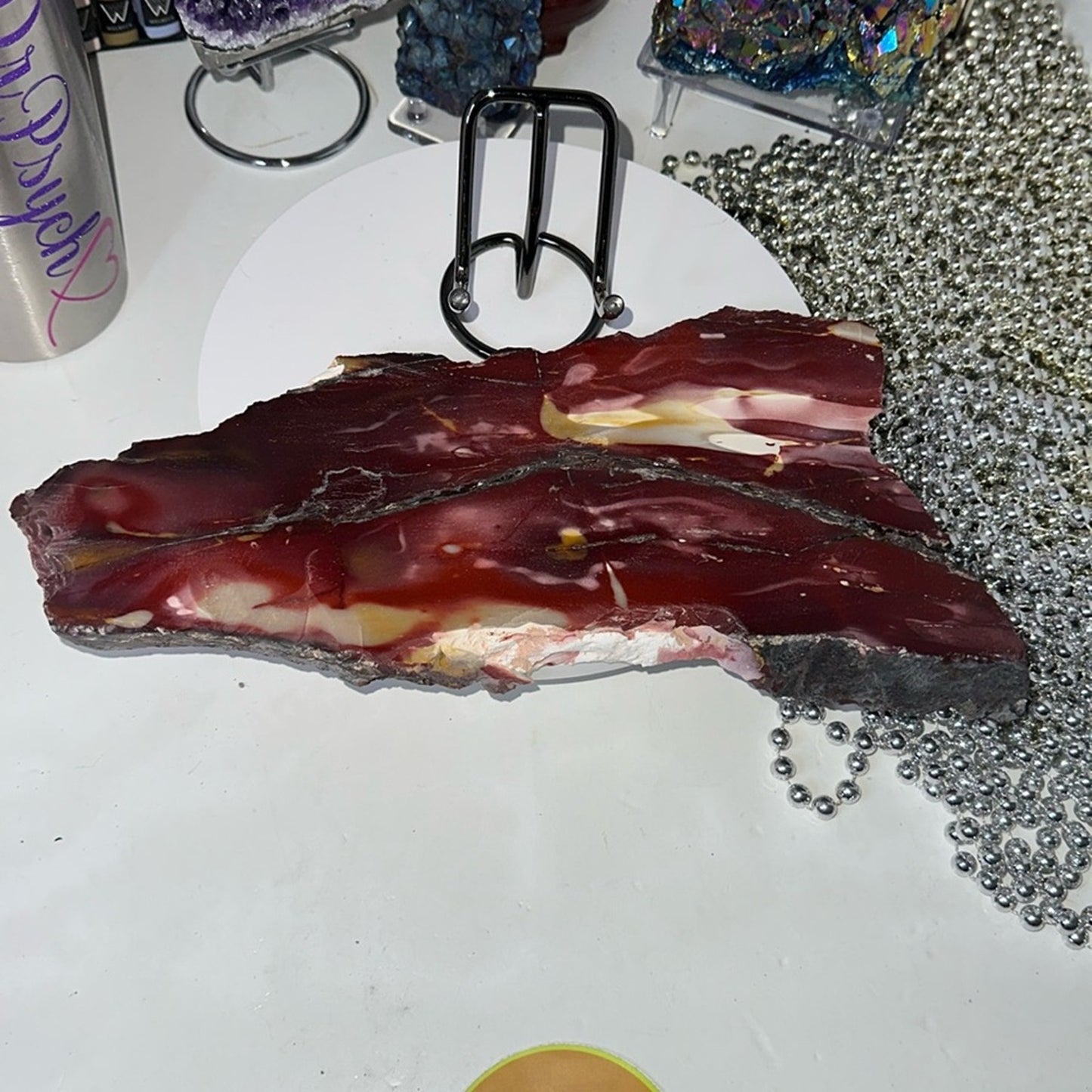 Mookaite Large slab - Purple lavender combination! MOOKAITESLB-004