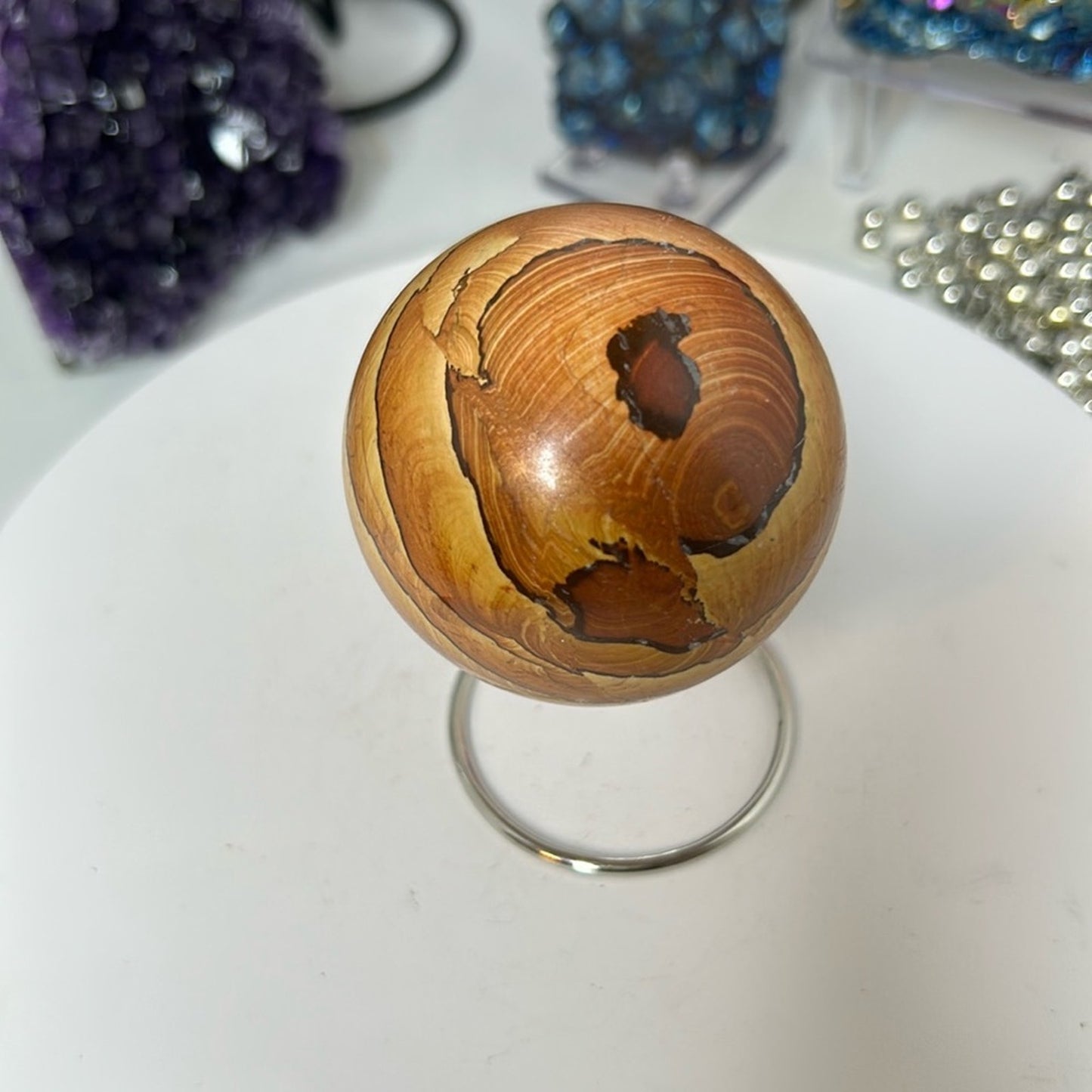 Picture Jasper Sphere - PJASPERSPH-002 61.7MM